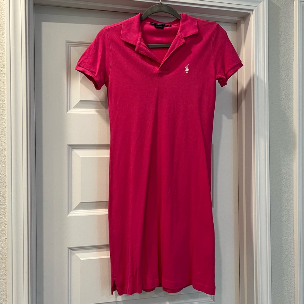 Ralph Lauren Sport hot pink dress size xs